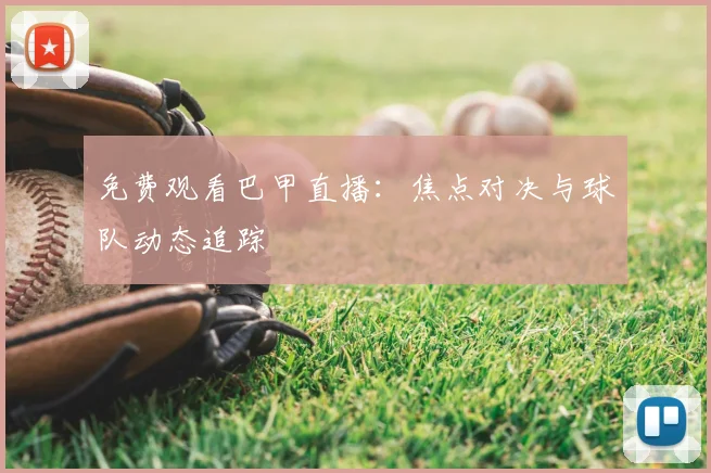 免费观看巴甲直播：焦点对决与球队动态追踪