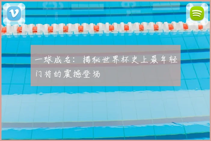 一球成名:揭秘世界杯史上最年轻门将的震撼登场
